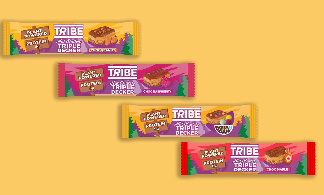 Tribe Nut Butter Triple Deckers: Be A Force Of Nature!